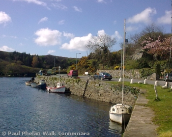 Boats moored at the Quay, Clifden