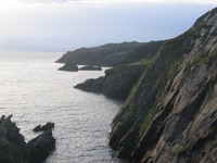 Cliffs at the north end of Inishbofin's Cloonamore Looped Walk