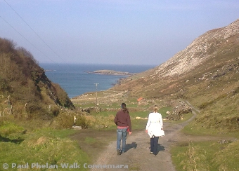 The old coastal road at Derryinver