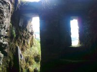 Looking out from inside O'Maille's Cave